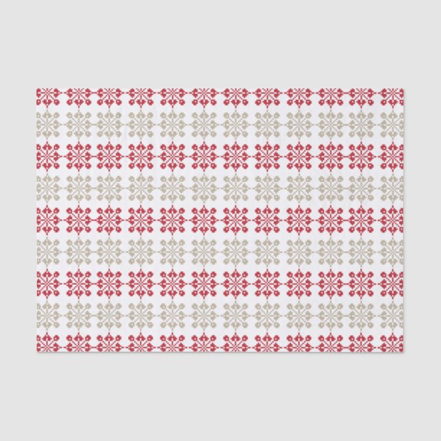Traditionelles lettisches SUN-Zeichen geometrische Seidenpapier (Vorderseite)