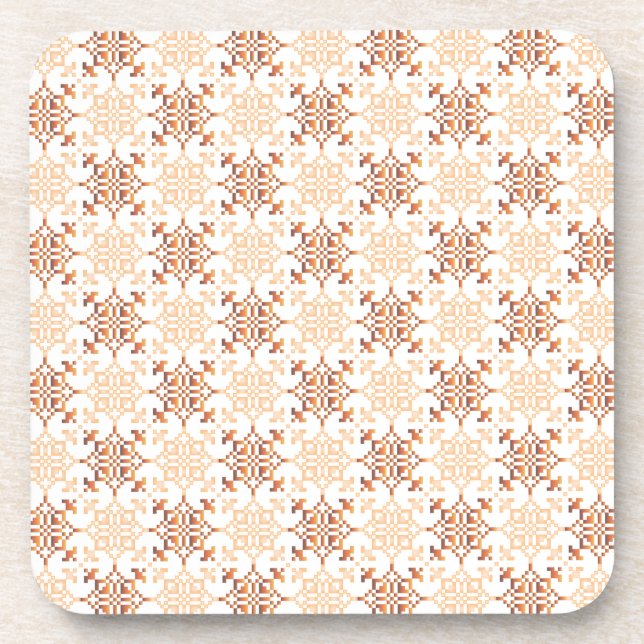 Traditionelles lettisches SUN-Zeichen geometrische Untersetzer (Vorderseite)
