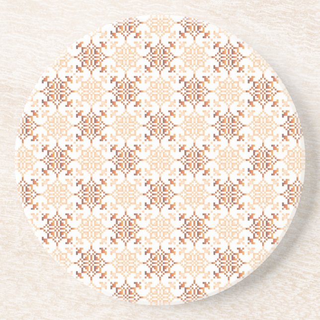 Traditionelles lettisches SUN-Zeichen geometrische Untersetzer (Vorne)