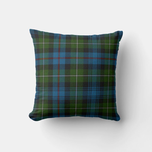 Traditionelles MacKenzie Tartan Kariert Kissen (Vorderseite)