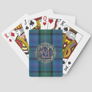 Traditionelles MacThomas Clan Tartan Kariert Monog Spielkarten