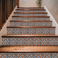 Traditionelles marokkanisches Mosaik Blue & Terrac