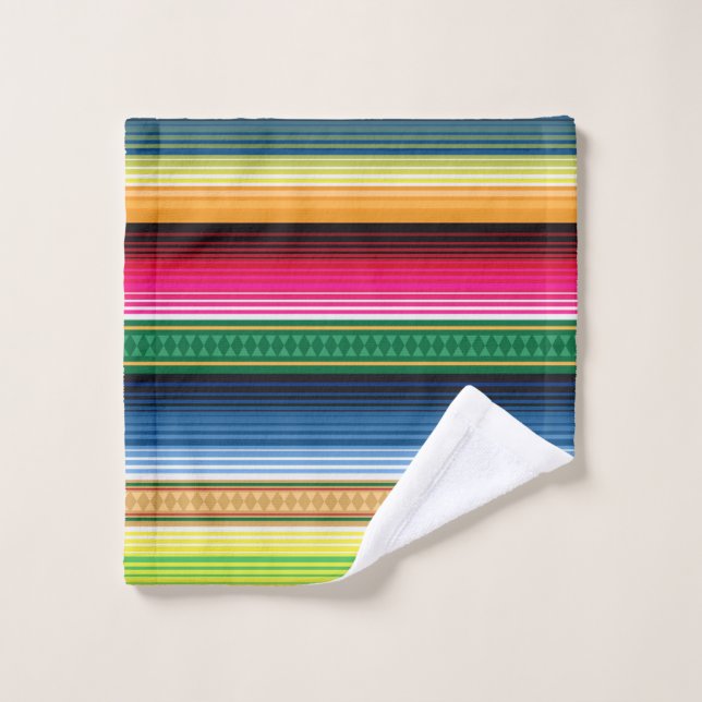 Traditionelles mexikanisches umfassendes Serape Waschlappen (Waschlappen)