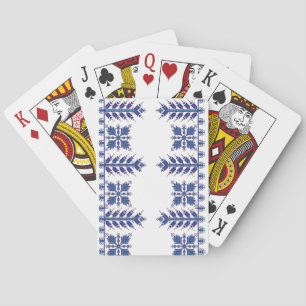 Traditionelles Motiv, traditionelles rumänisches M Spielkarten