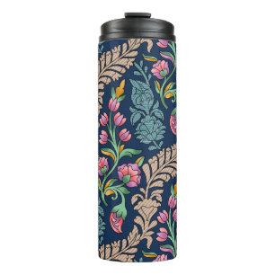 Traditionelles Mughal-Allover-Design Kunst, Muster Thermosbecher