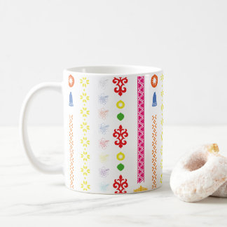 Traditionelles Nakshi Kantha Tasse Design