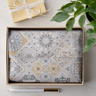 Traditionelles Ornament Portugiesisch und Spanisch Seidenpapier