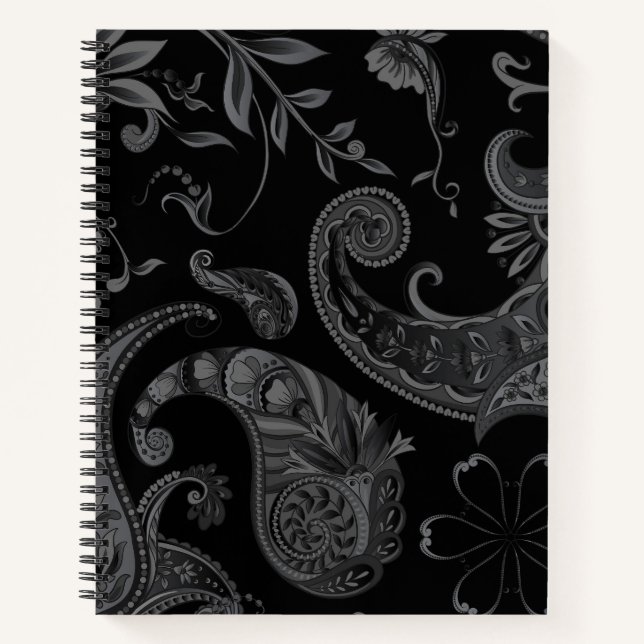 Traditionelles Paisley Notizbuch (Vorderseite)