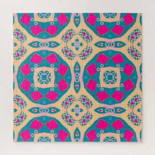 Traditionelles, peruanisches Patchwork, Fliesenmus