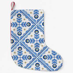 Traditionelles Portugal Lissabon Azulejo Keramik F Kleiner Weihnachtsstrumpf