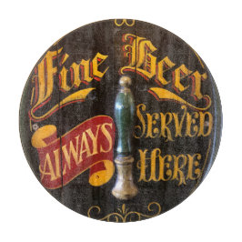 Traditionelles Pub-Bier Schneidebrett