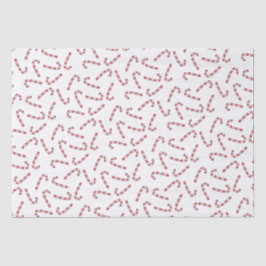 Traditionelles Red Candy Cane Weihnachten Seidenpapier
