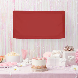 Traditionelles Rot - Banner