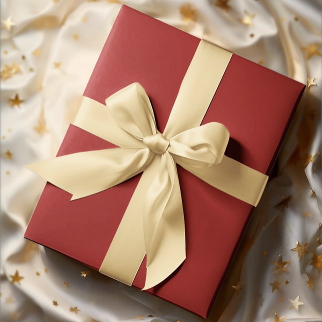 Traditionelles Rot - Papierfestrolle Geschenkpapier (Von Creator hochgeladen)