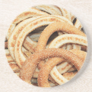 Traditionelles Rundbrot in Griechenland Rnd Unters Getränkeuntersetzer