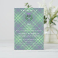 Traditionelles schottisches Tartan und Schottland 