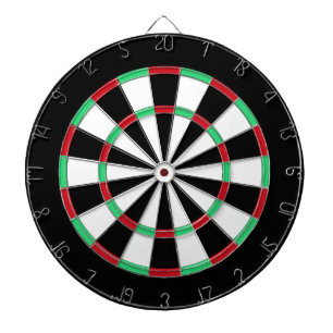 Traditionelles Schwarz und Weiß Dartscheibe