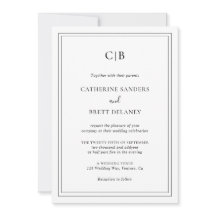 Traditionelles Schwarz und Weiß in einer Hochzeit