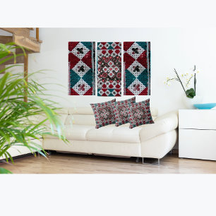 Traditionelles Sindhi / Balochi / Indisches Throw- Kissen