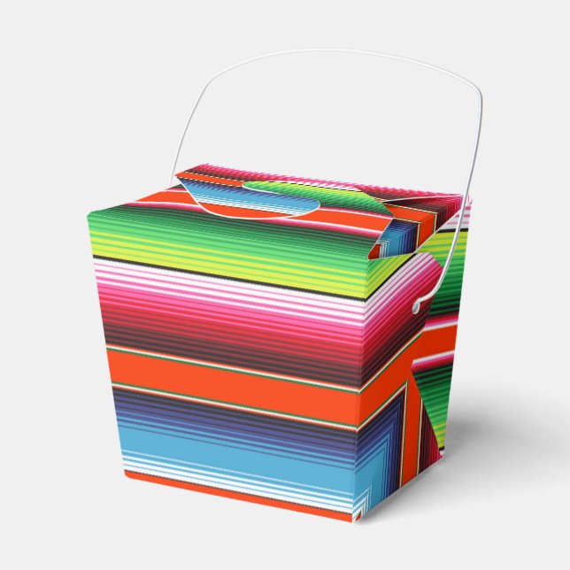 Traditionelles spanisches Serape Fiesta mexikanisc Geschenkschachtel (Vorderseite)