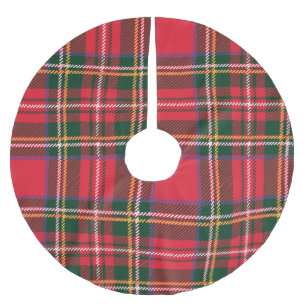 Traditionelles Tartan-Karo nahtloses Wallpaper Polyester Weihnachtsbaumdecke