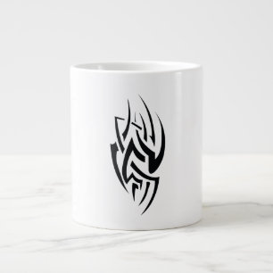 Traditionelles Tattoo-Kunst-Inspiriertes Design Jumbo-Tasse