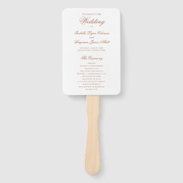 Traditionelles Terracotta-Programm für feierliche Fächer