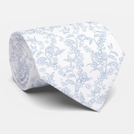 Traditionelles Toile-De-Jouy-Chinoiserie-Muster  Krawatte
