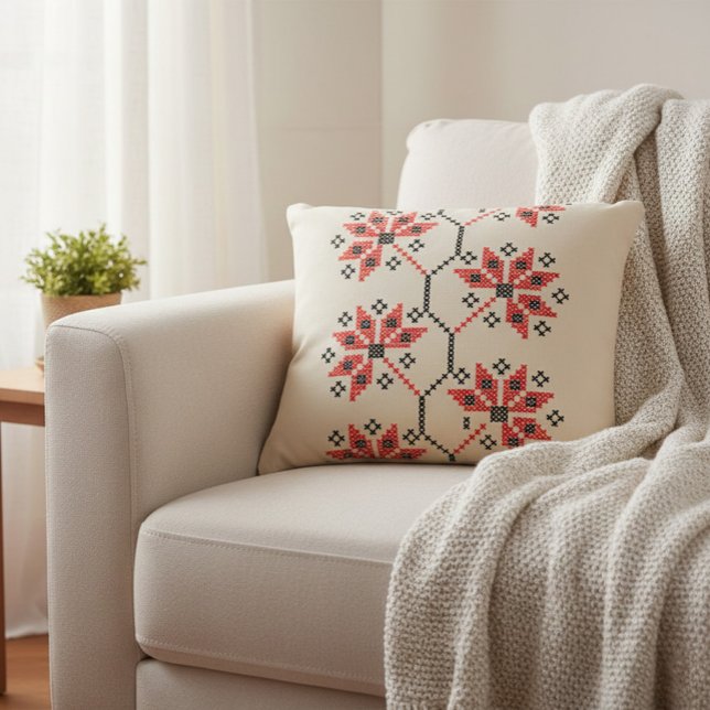 Traditionelles ukrainisches besticktes Kissen (Von Creator hochgeladen)