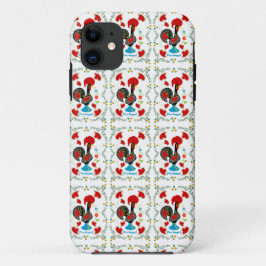 Traditionelles Verzeichnis Portugals in schwarz Case-Mate iPhone Hülle