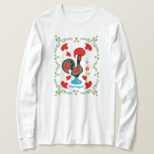 Traditionelles Verzeichnis Portugals in schwarz T-Shirt