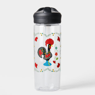 Traditionelles Verzeichnis Portugals in schwarz Trinkflasche