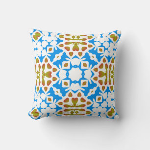 Traditionelles verziertes mexikanisches Talavera. Kissen