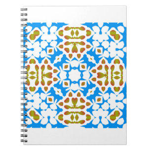 Traditionelles verziertes mexikanisches Talavera.  Notizblock