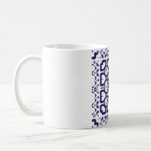 Traditionelles verziertes portugiesisches Azulejo. Kaffeetasse