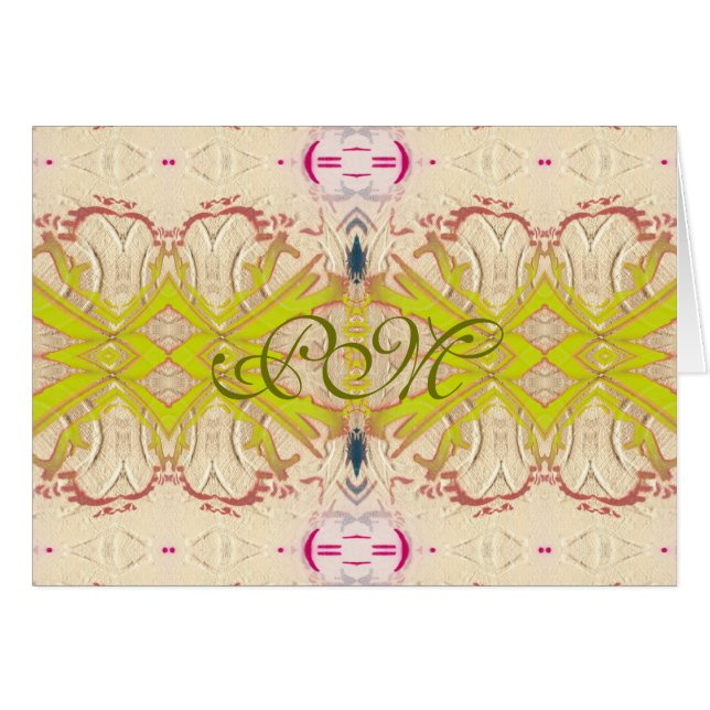 Traditionelles Vintages GoldChartreuse gelbe (Vorderseite (Horizontal))