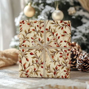 Traditionelles Vintages Katzenweihpapier Geschenkpapier