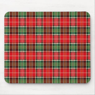 Traditionelles Weihnachts-Karomuster Mousepad
