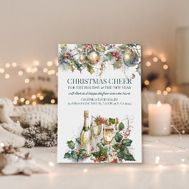 Traditionelles Weihnachtsfeuer Neue Zuhause Feiertagskarte