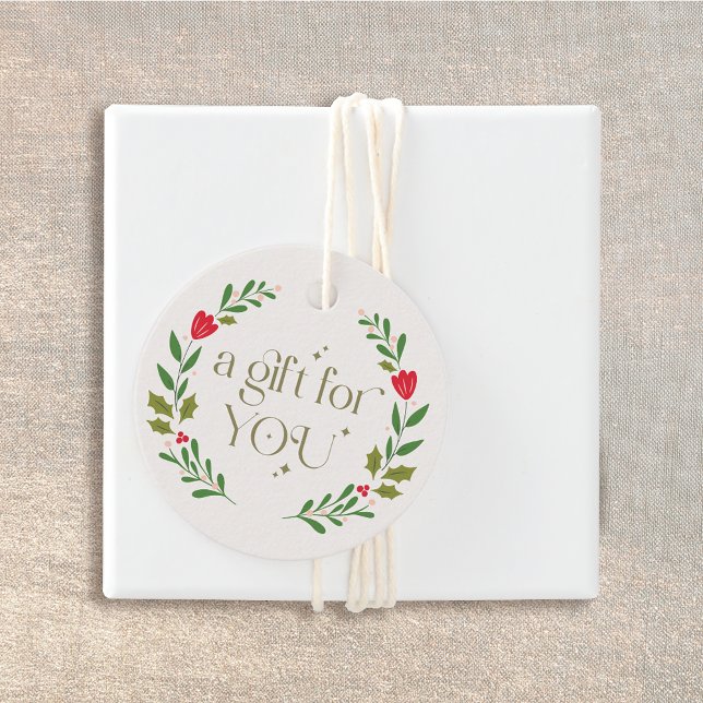 Traditionelles Weihnachtskreidegeschenk Geschenkanhänger (Von Creator hochgeladen)