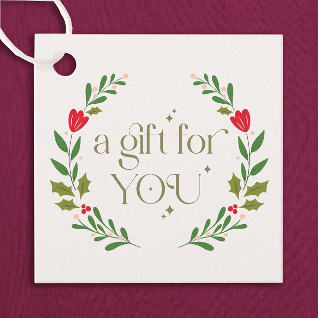 Traditionelles Weihnachtskreidegeschenk Geschenkanhänger (Von Creator hochgeladen)