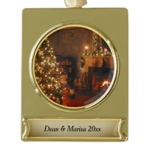 Traditionelles Weihnachtspersonalisieren und Datum