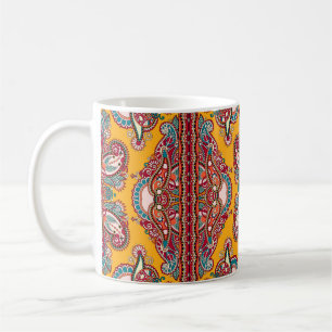 Traditionelles Ziergebirge Paisley Bandanna. Yo Kaffeetasse