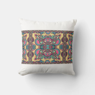 Traditionelles Ziergebirge Paisley Bandanna. Yo Kissen