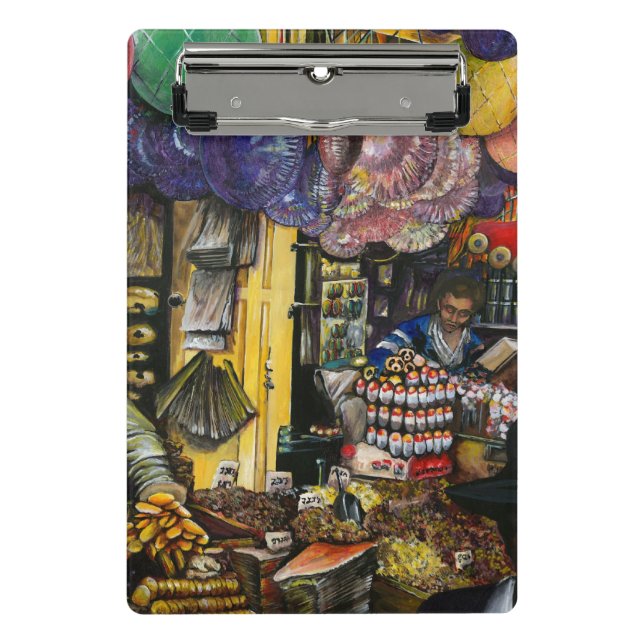 Traditionen des alten Handels, Jerusalem Mini Klemmbrett (Vorderseite)