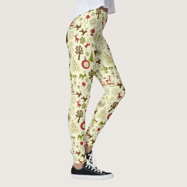 Traditionen des Weihnachtsurlaubs Leggings (Rechts)