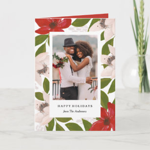 Traditions pliées Carte de voeux de vacances