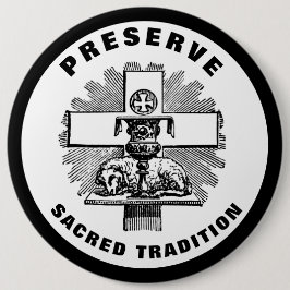 TRADITIONSLATIN-MASSENKATHOLIK BUTTON