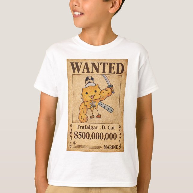 Trafalgar .D. Cat T-Shirt (Vorderseite)