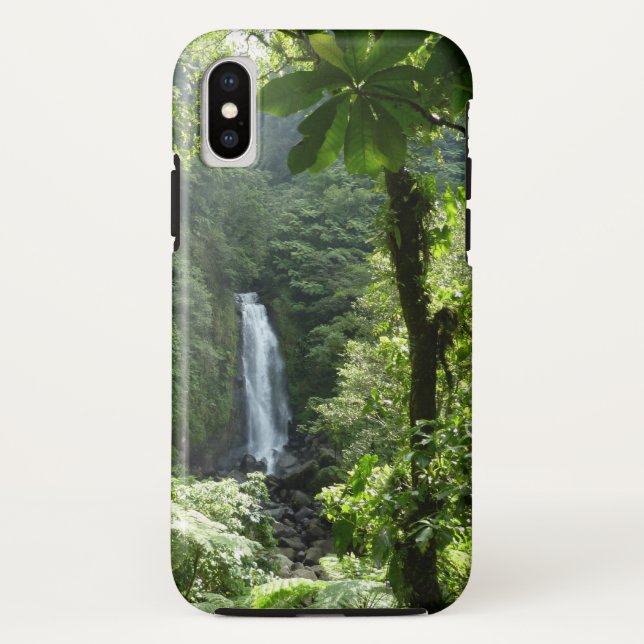 Trafalgar Falls Tropical Rainforest Fotografie Case-Mate iPhone Hülle (Rückseite)